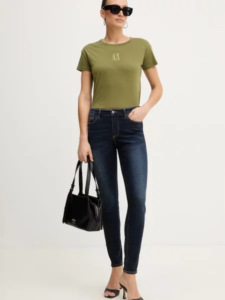 Armani Exchange tričko zelené
