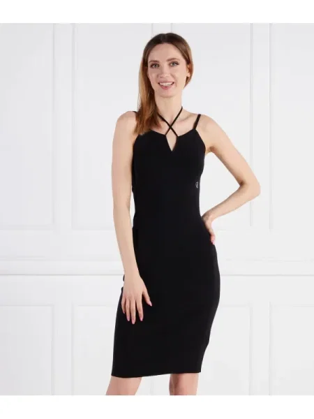 Calvin Klein Jeans Ruha dzianinowa fekete