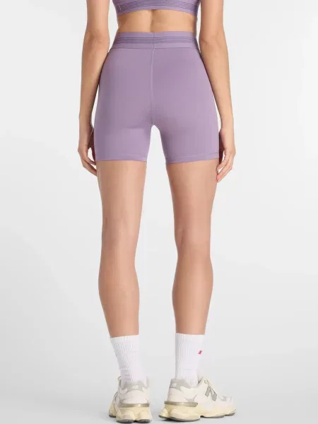 Короткие спортивные шорты New Balance фиолетовые