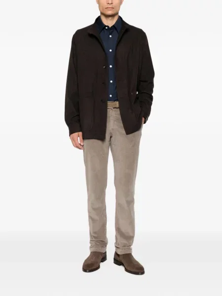 Pantaloni Jacob Cohën de catifea cord gri