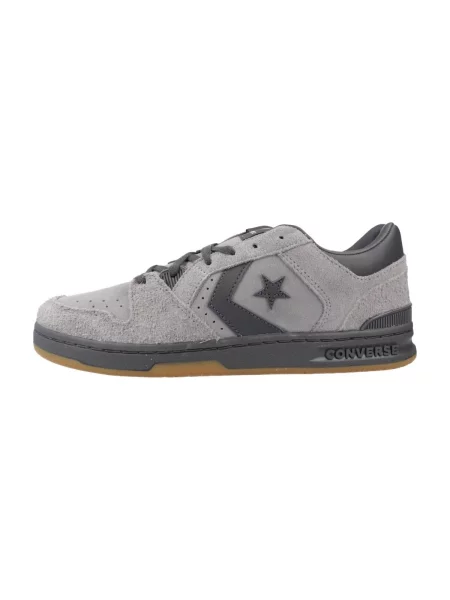 Pantofi Converse din piele de căprioară gri
