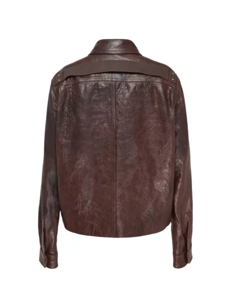 Geanta de piele Rick Owens maro