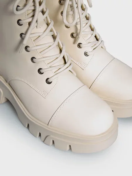 Кожаные ботинки Prpy белые