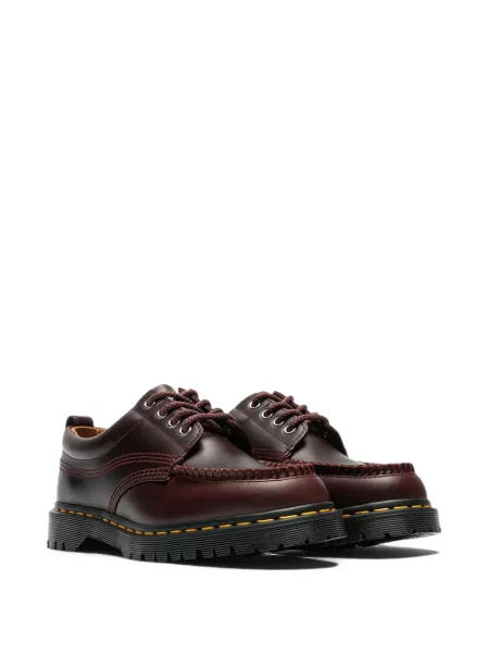 Fűzős bőr loafer Dr. Martens barna