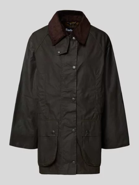 Kurtka woskowana o kroju oversized z czystej bawełny model ‘BEAUFORT’ Barbour