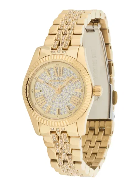 MICHAEL Michael Kors Ceas analogic LEXINGTON auriu / transparent