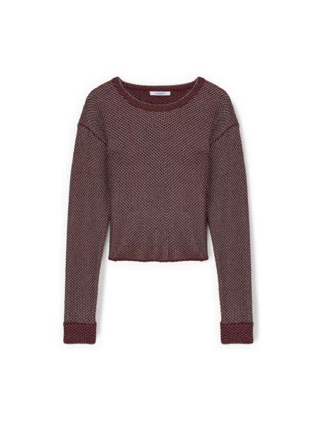 Dzianinowy sweter Motivi czerwony
