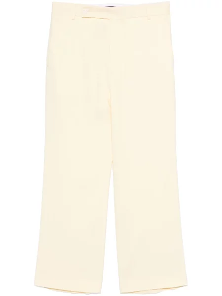 Pantaloni Plan C galben