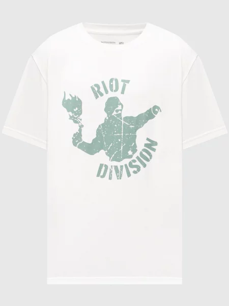 Футболка Riotdivision с принтом белая