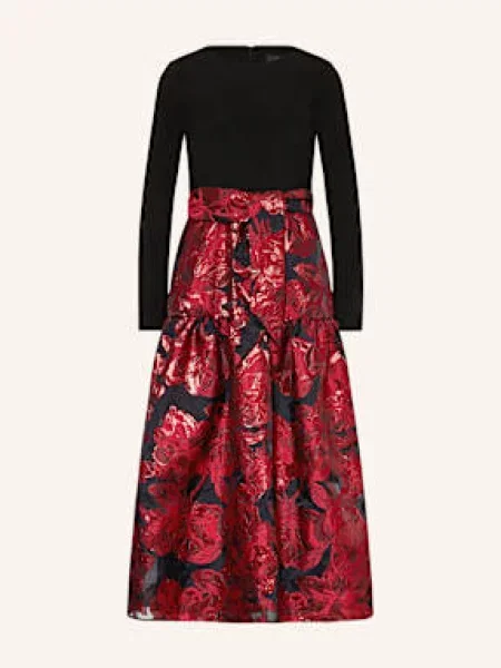 Adrianna Papell Sukienka Wieczorowa Z Mieszanki Materiałów schwarz czarna