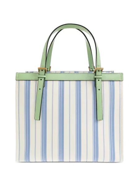 Geantă shopper Versace cu dungi alb