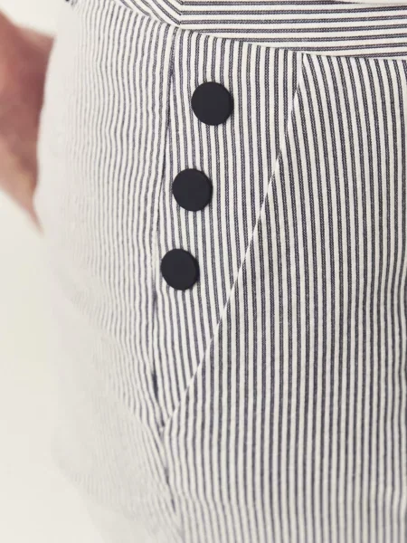 TATUUM Pantaloni Seroki negru alb