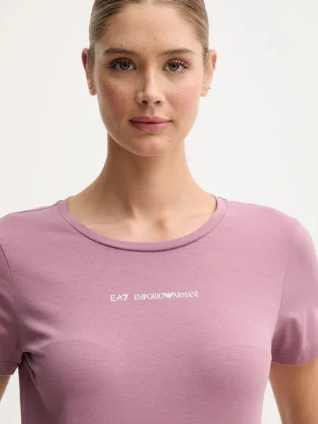 Футболка Ea7 Emporio Armani розовая