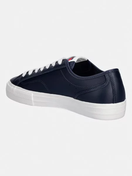 Tommy Jeans Sneakersy Archive Vulc. Long Lace granatowy