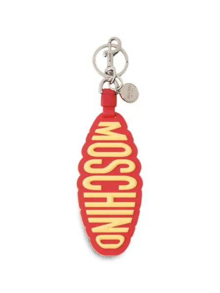 Colier Moschino cu imagine roșu