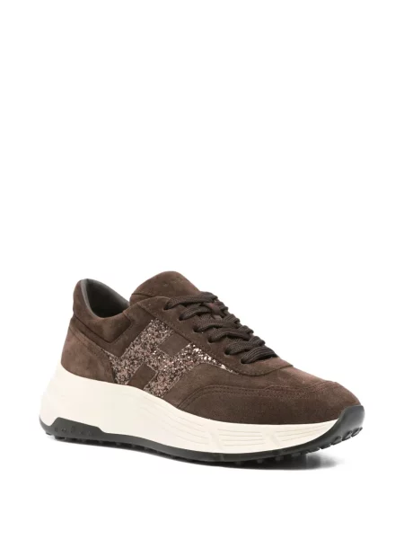 Sneakerși Hogan maro