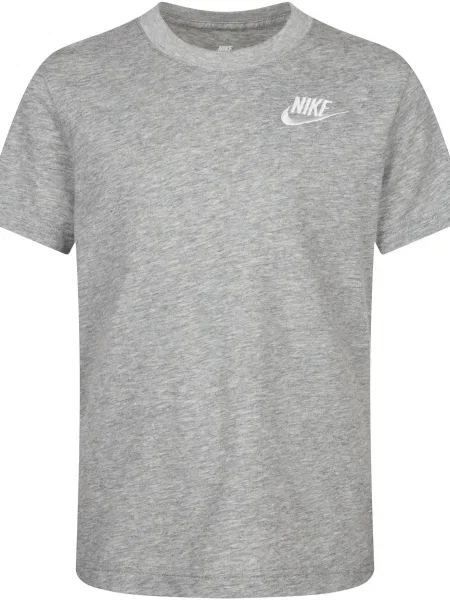 Nike Sportswear Tricou Futura gri amestecat alb