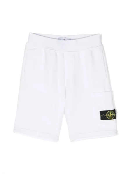 Szorty dziecięce Stone Island białe