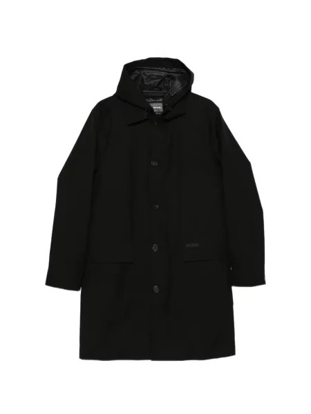 Pelerină de ploaie Mackage cu glugă negru