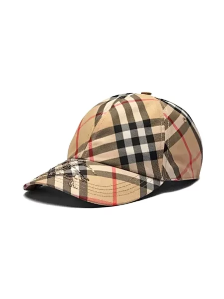 Czapka z daszkiem Burberry z logo beżowa