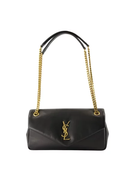 Mała torebka skórzana Saint Laurent skórzana czarna