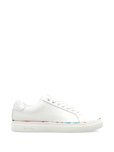 Sneakerși Paul Smith cu șireturi din dantelă alb