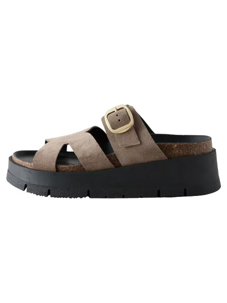 Next Saboți Forever Comfort maro închis negru