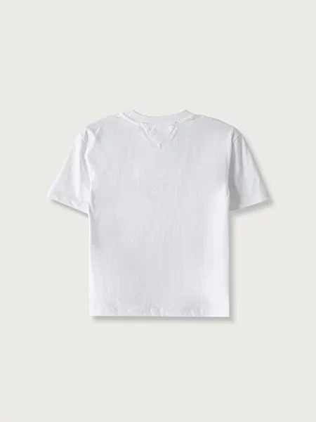 Tommy Hilfiger basic majica kratkih rukava za djecu od pamuka bijela