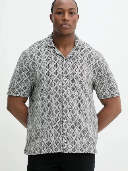 Košulja Hollister Co. za muškarce regular crna