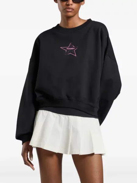 Pulover Palm Angels cu imagine negru