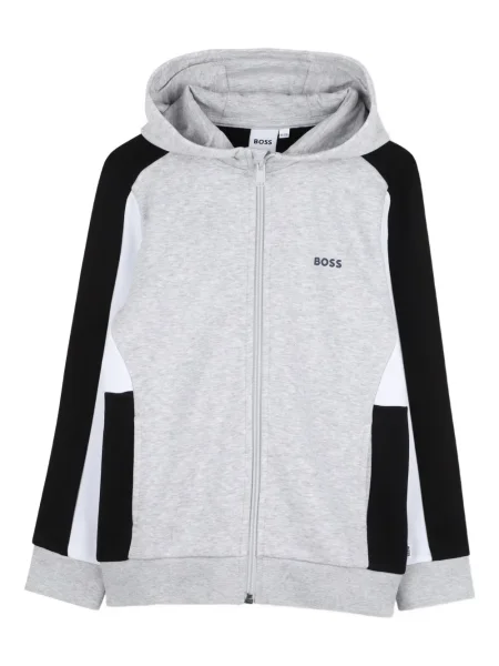 Bluza z kapturem dziecięca Bosswear szara