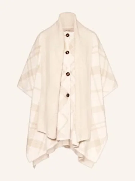 Barbour Peleryna Vienna weiss beżowy