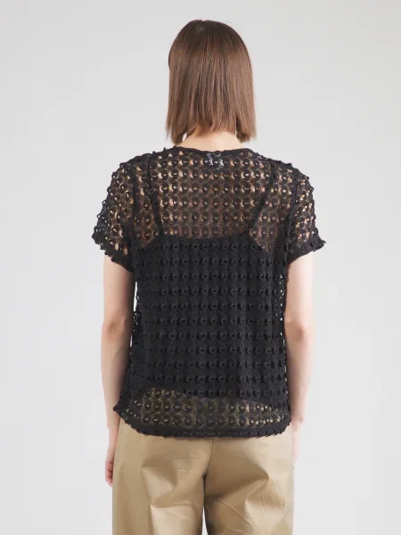 VERO MODA Bluză VMDYLIE' negru