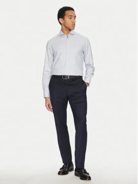BOSS Košile C-Hal Casual Fit modrá
