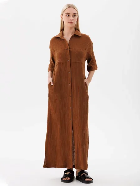 Халат Leinle коричневий