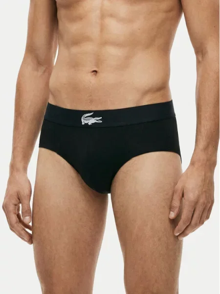 Lacoste Σετ σλιπ μαύρο