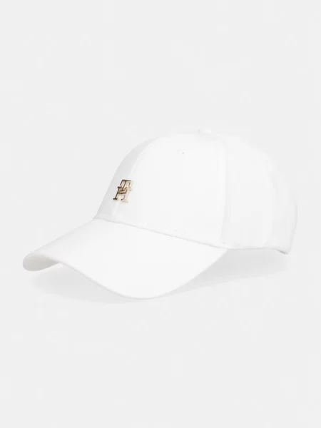 Tommy Hilfiger Czapka z daszkiem Th Elevated Chic Cap biały