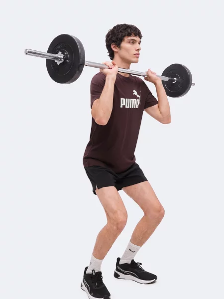 PUMA Funkčné tričko ESS No. 1 čokoládová