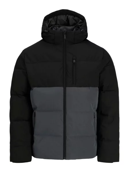 JACK & JONES Geacă de iarnă JJEBecks gri închis negru