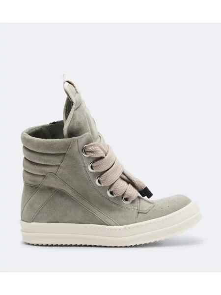 Top Rick Owens din piele de căprioară gri