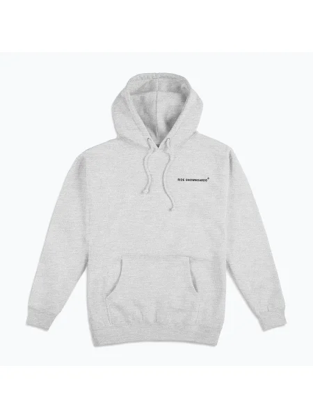 Bărbați RIDE Old English Hoody hanorac heather gri