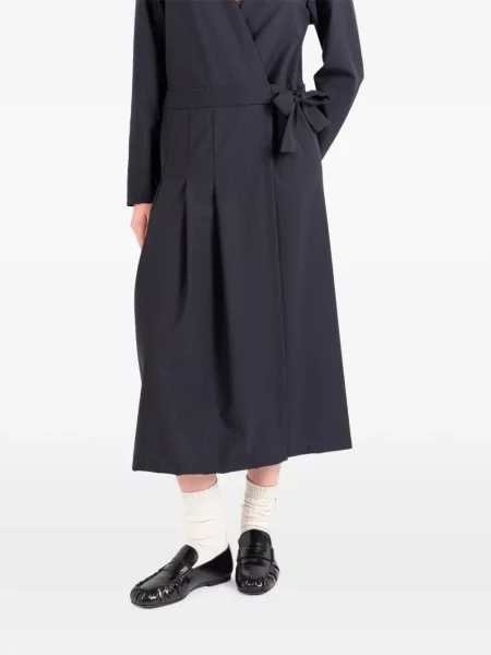 Rochie midi Société Anonyme plic albastru