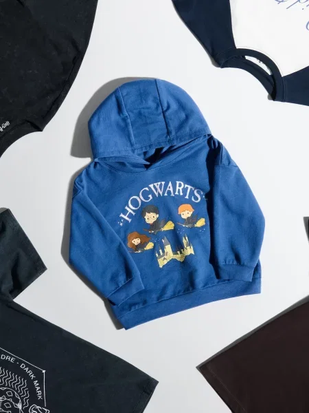 Sinsay mikina s kapucí Harry Potter námořnická modrá