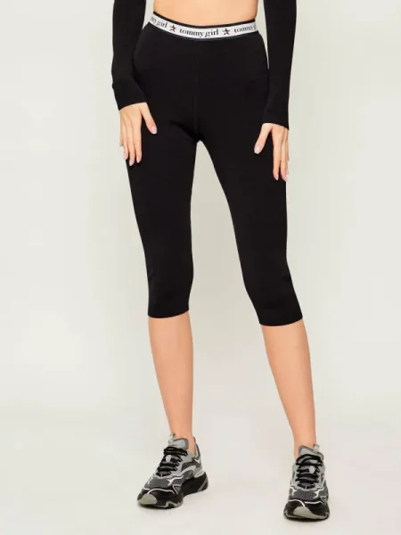 Pantaloni Tommy Jeans negru