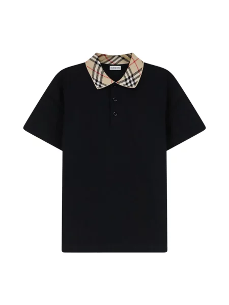 Koszulka polo Burberry czarna
