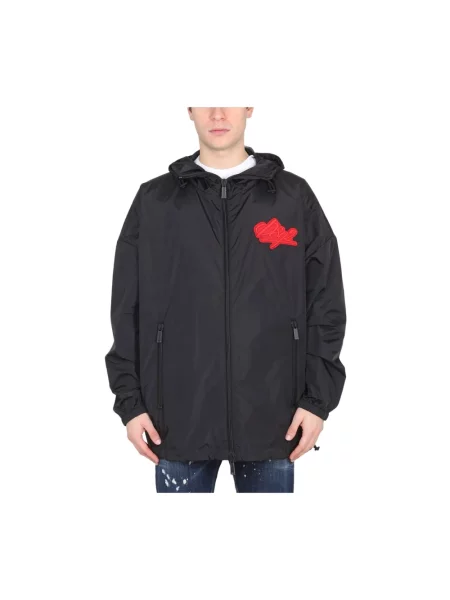 Kurtka Dsquared2 z logo czarna