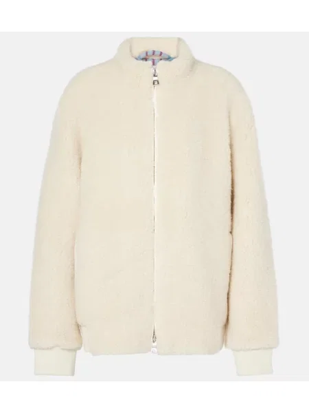 Kurtka bomber God's True Cashmere z kaszmiru beżowy