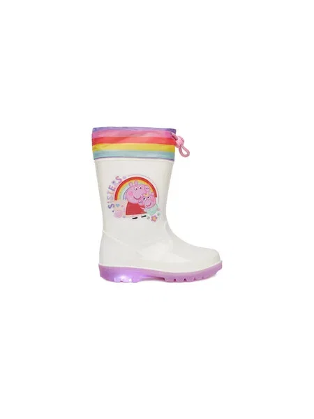 Gumáky Peppa Pig biela
