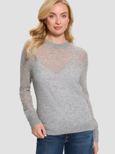 Вовняний Джемпер GUESS сірий