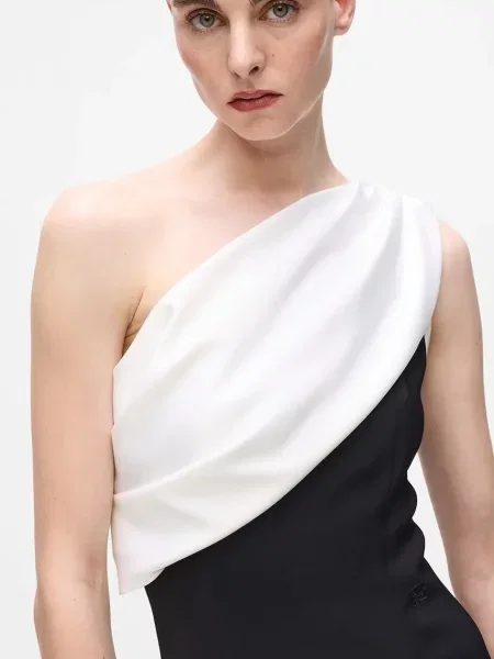 Платье мини Karl Lagerfeld черное